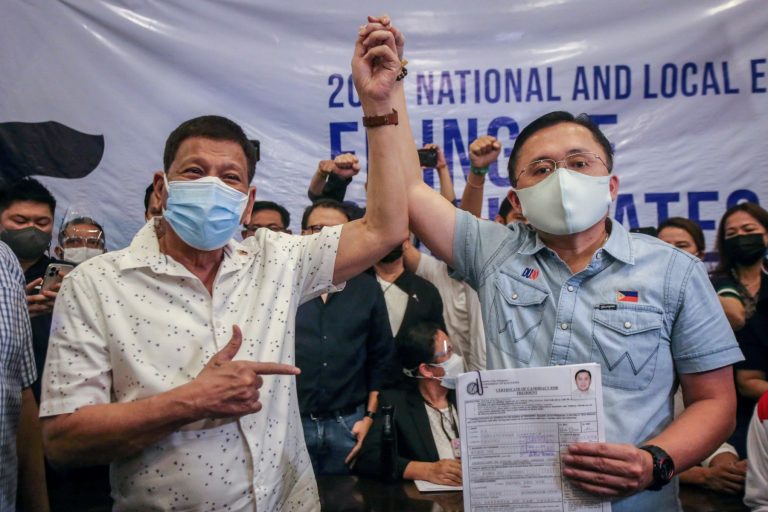 Duterte’s chosen successor exits Philippines presidential race