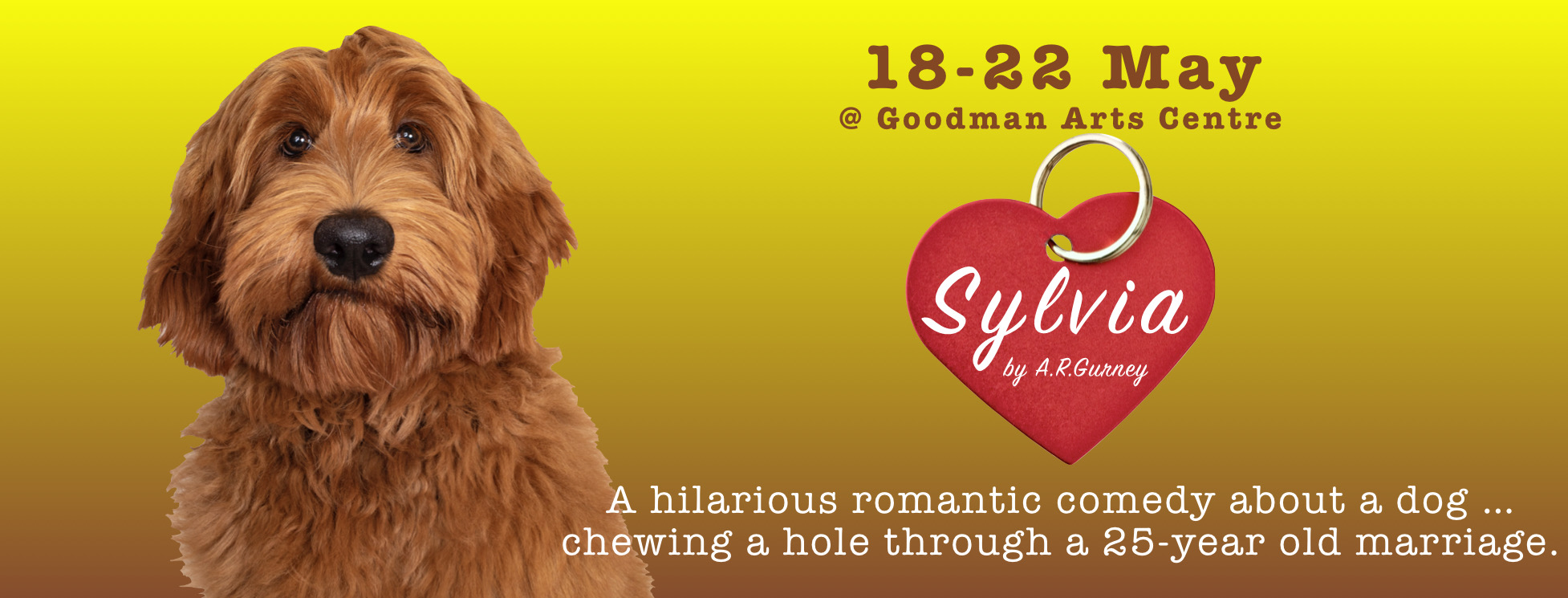 Comedy theatre Sylvia showcases at Goodman Arts Centre in May