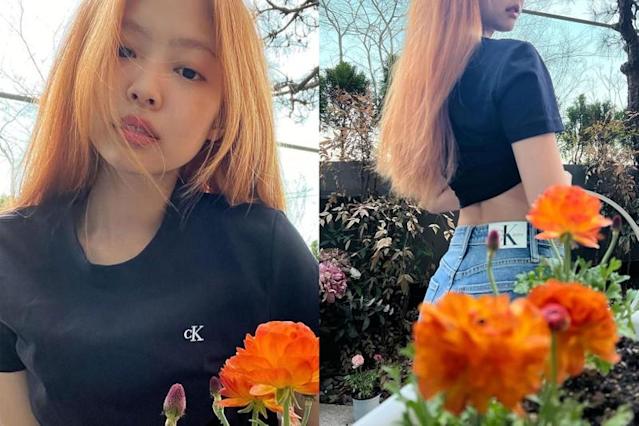 Blackpink’s Jennie goes orange