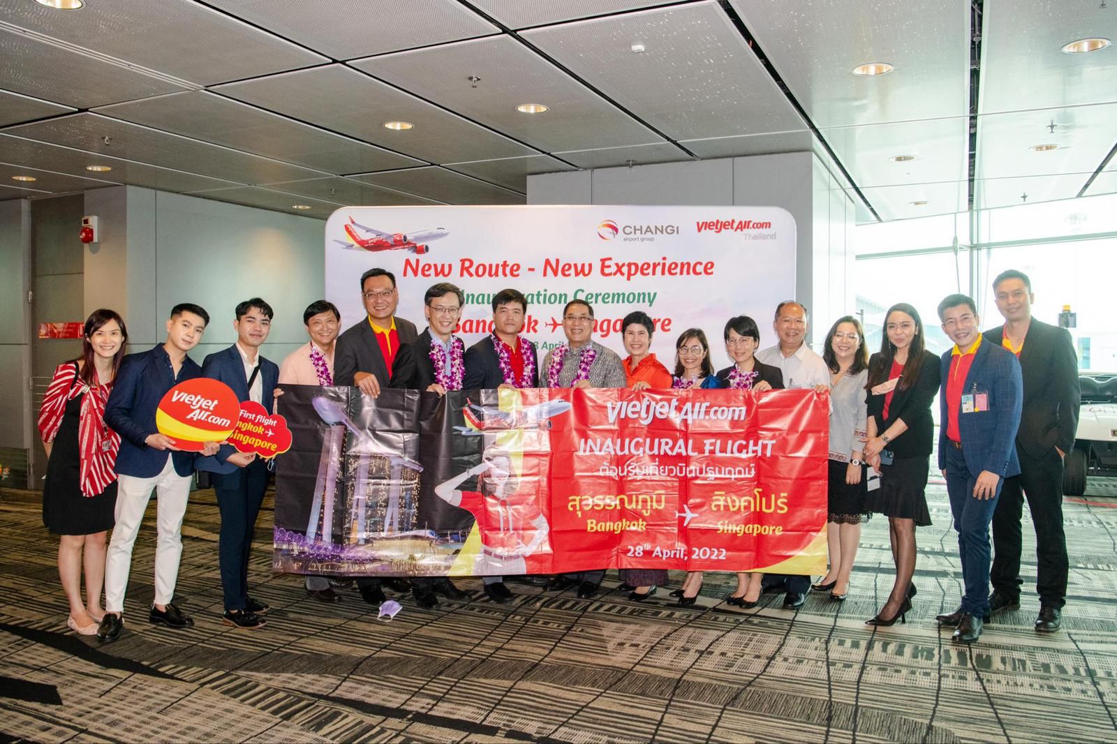 Thai’s Vietjet makes first flight to Singapore from Bangkok