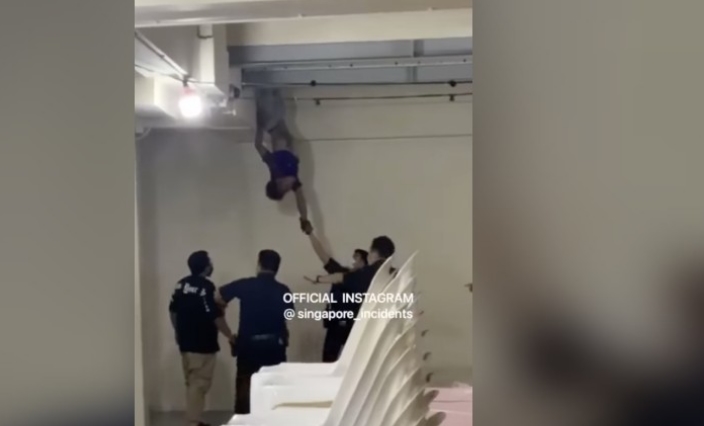 Man who hanged upside down like a snake in Pasir Ris charged