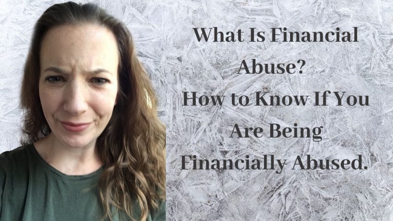 Money talks, recognizing financial and economic abuse