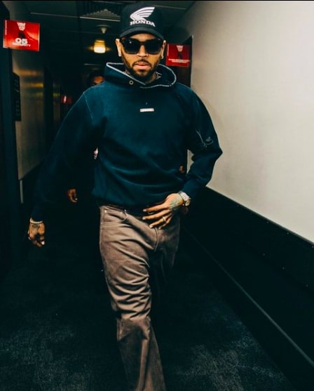 Usher and Chris Brown argues before Las Vegas performance