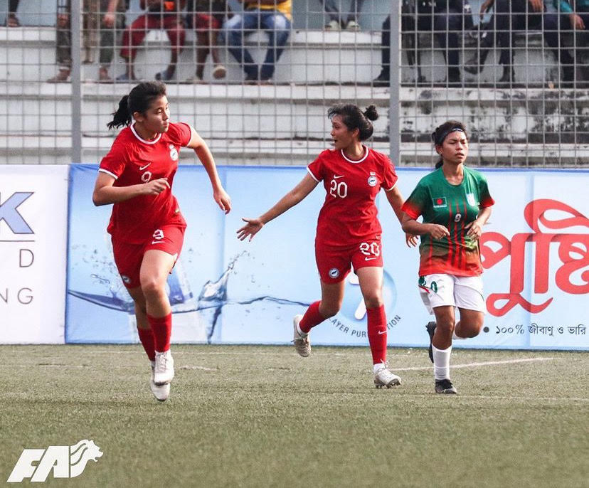 Singapore's women soccer team concedes 28 goals in four matches