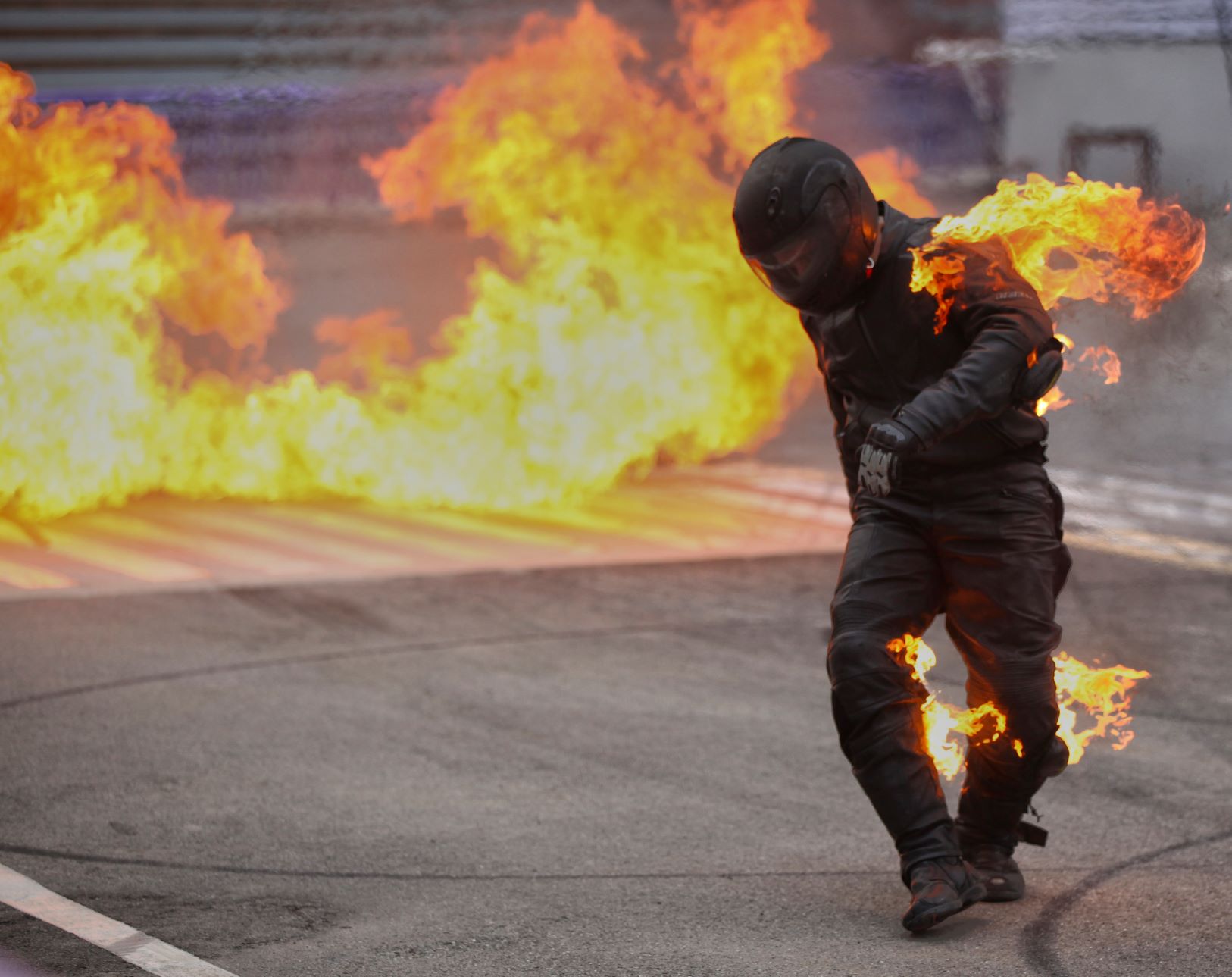 Maxwell Azzarello sets himself on fire outside of Trump trial