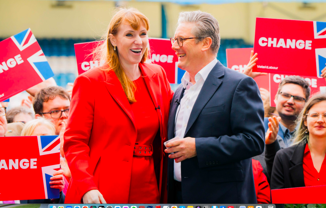 Labour leader Keir Starmer with deputy leader Angela Rayner