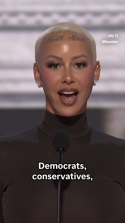 Black model Amber Rose’s support for Trump dangerous for Democrats